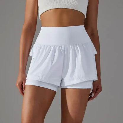 High waist running shorts - Women